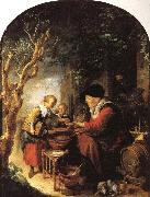 The Fritter Seller Gerrit Dou